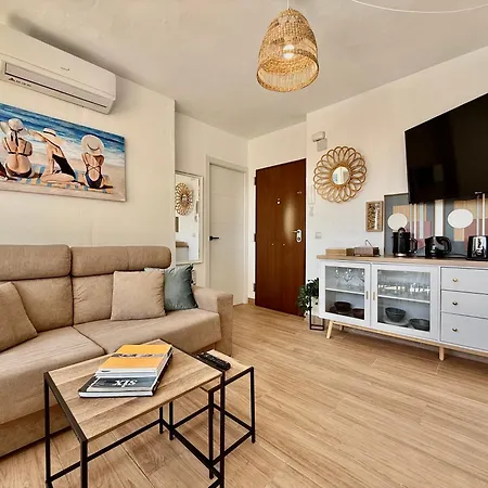 Apartament Cg630 - Nuevo - 1 Dorm - Vistas Lateral Al Mar - Wifi - Centro A 50 Metros, Playa A 650 Metros Torremolinos